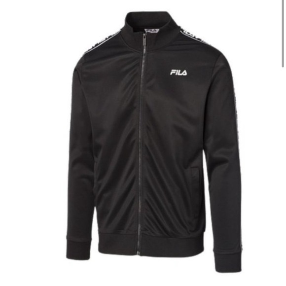 Fila NWT Men’s Black Tape 90s Y2K Track Jacket Coat Sweater - Picture 2 of 10